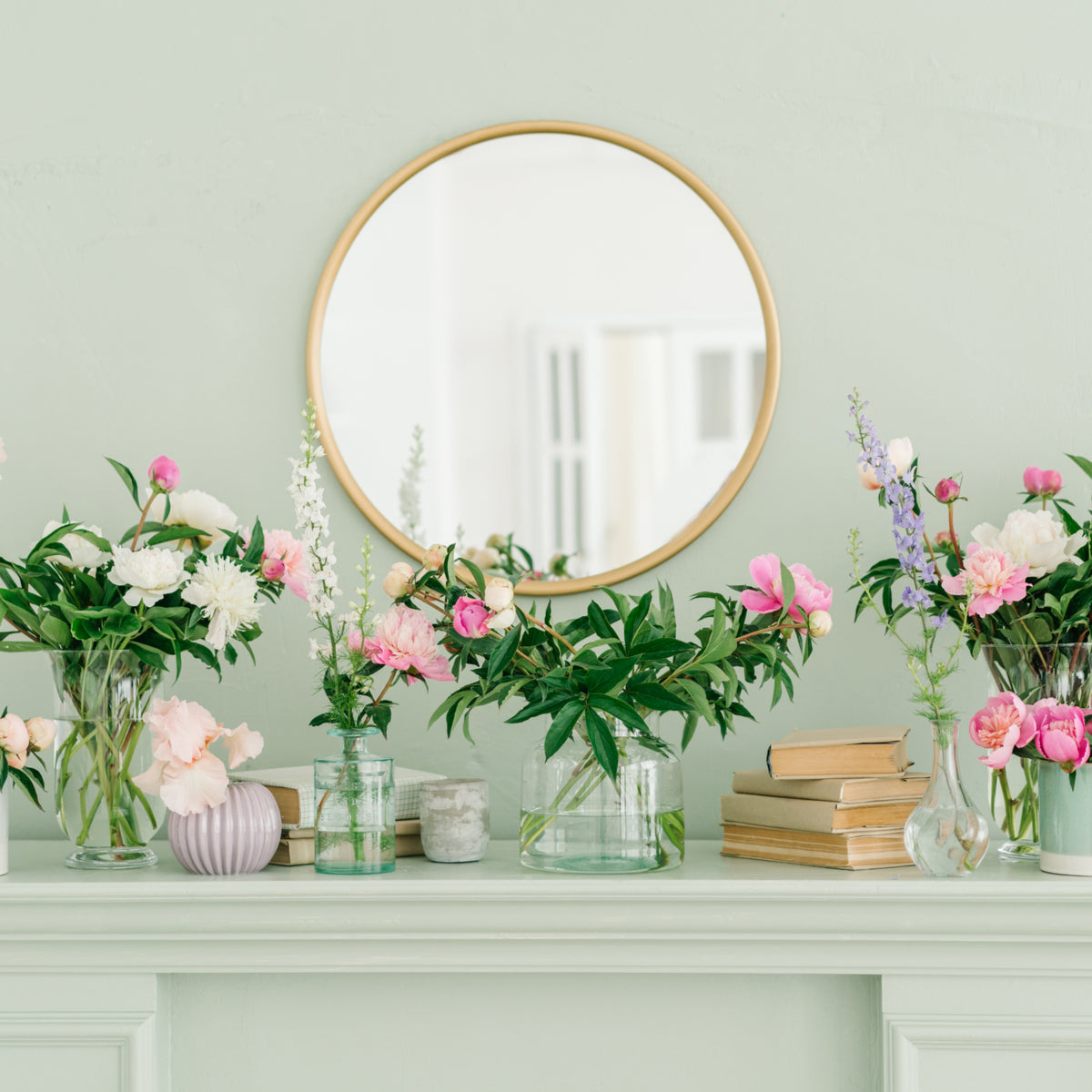 Styling Your Mantel and Fireplace for Warmer Months