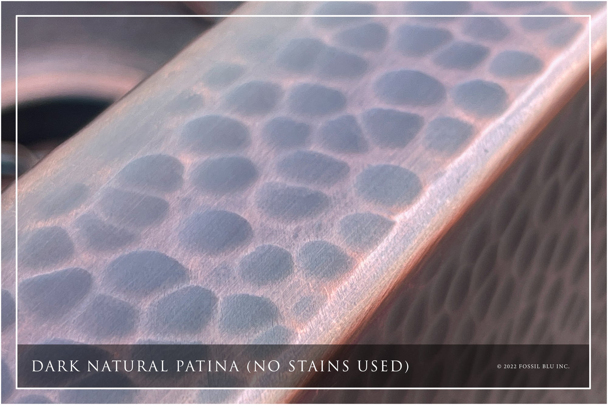 FSW1100 LUXURY 33-INCH HEAVY 12-GAUGE DARK PATINA COPPER FARMHOUSE SINK, INCLUDES ACCS, FLAT FRONT