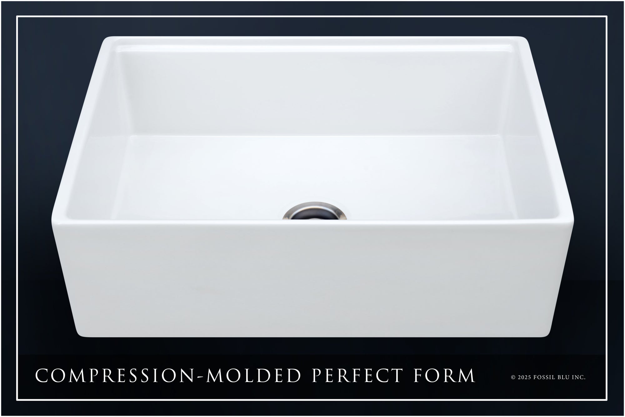 FSW1301SS LUXURY 30-INCH SOLID FIRECLAY WORKSTATION APRON-FRONT SINK IN WHITE, INCLUDES TOP AND STAINLESS STEEL BOTTOM ACCESSORIES, FLAT FRONT