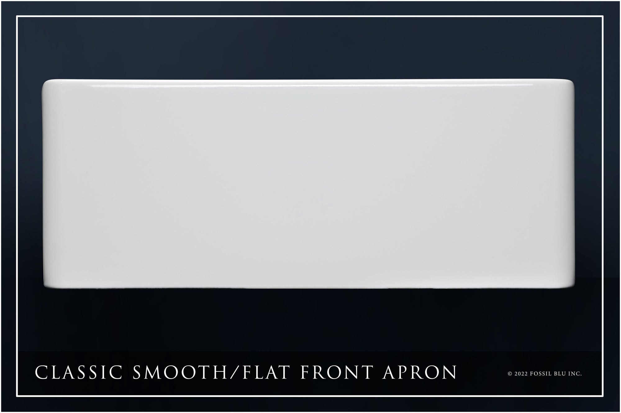 FSW1000MB LUXURY 26-INCH SOLID FIRECLAY FARMHOUSE SINK IN WHITE, MATTE BLACK ACCS, FLAT FRONT