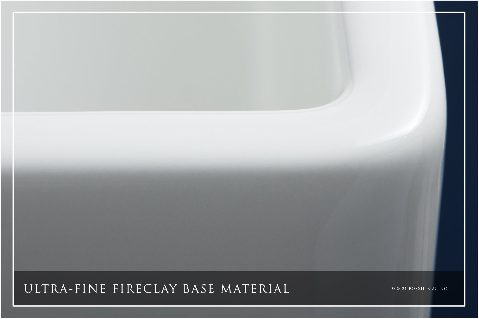 FSW1003 LUXURY 33-INCH SOLID FIRECLAY FARMHOUSE SINK IN WHITE, STAINLESS STEEL ACCS, FLAT FRONT